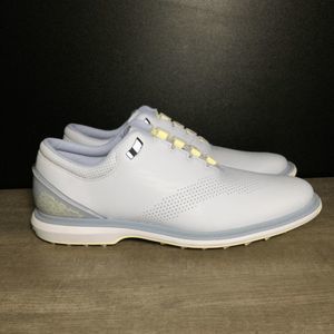 Nike Air Jordan ADG 4 Golf Shoes Grey Alabaster Blue Yellow DM0103-057 Men's 11
